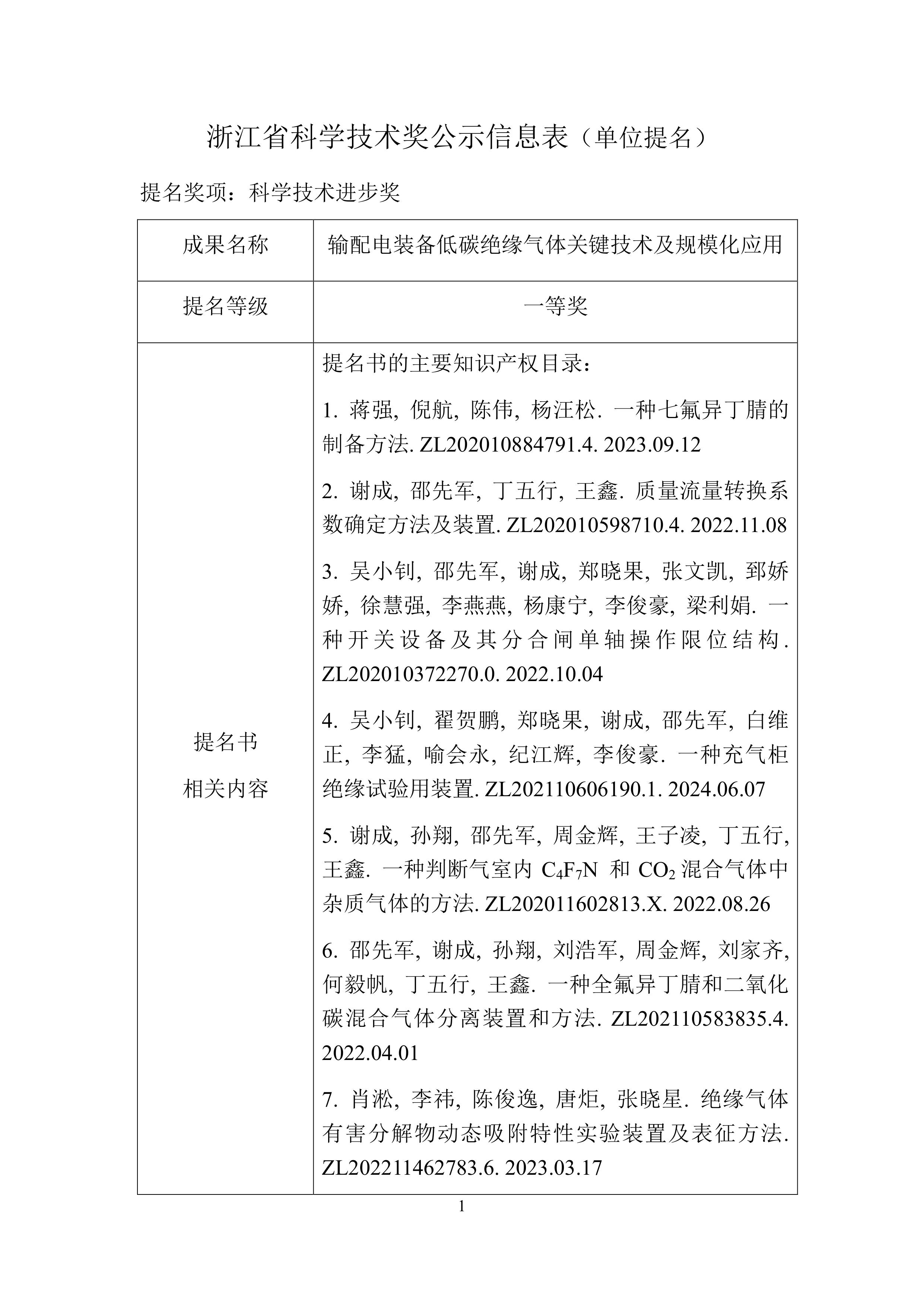 厂务公开2026年第二期:关于拟提名2025年度浙江省科学技术奖励成果的公示